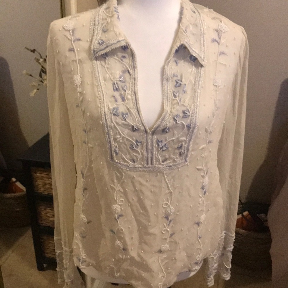 Long sleeve blouse